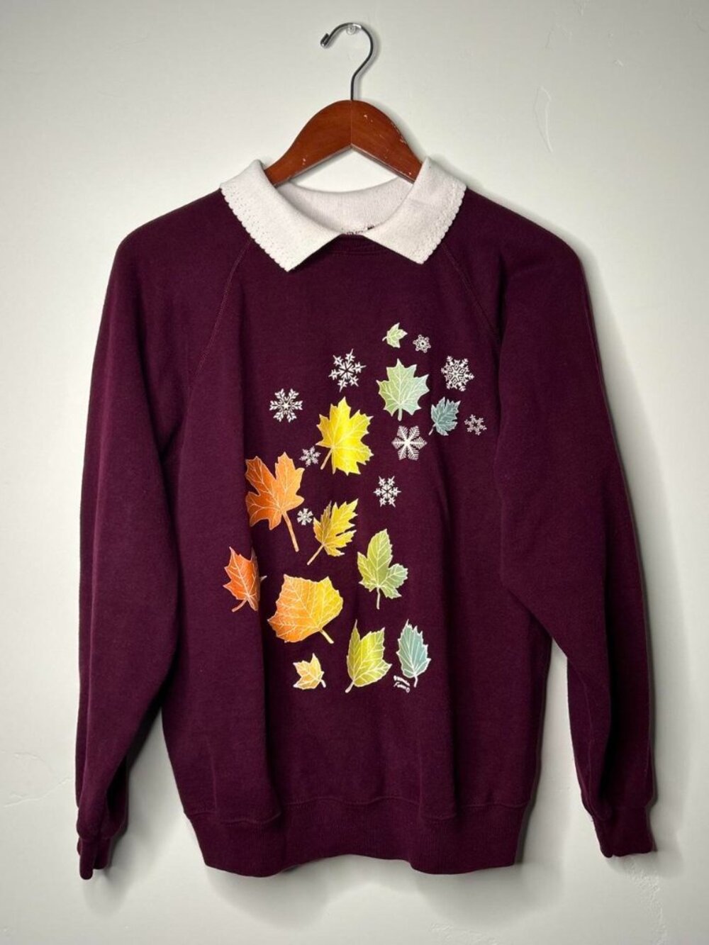 Morning Sun purple crewneck sweatshirt